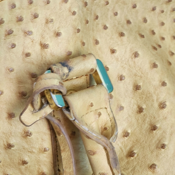 Ivanka Trump collection rare ostrich pattern purse handbag - Picture 6 of 10